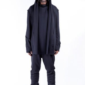 Draped Short Hoodie