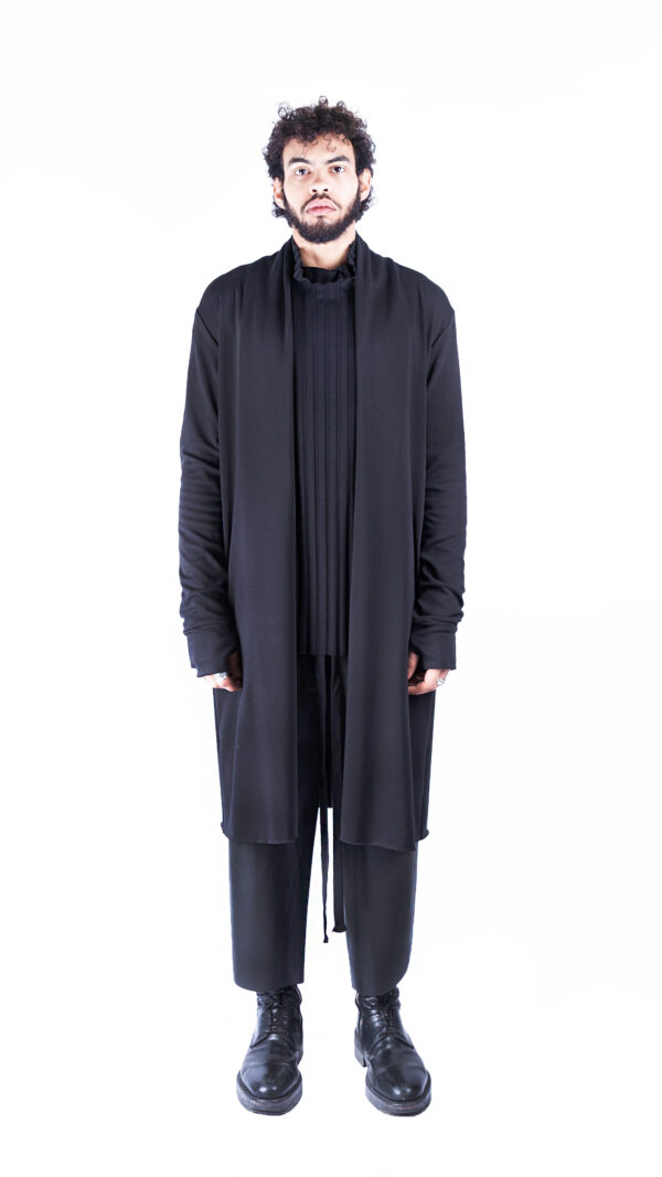 Long Jacket With Folds - Image 8