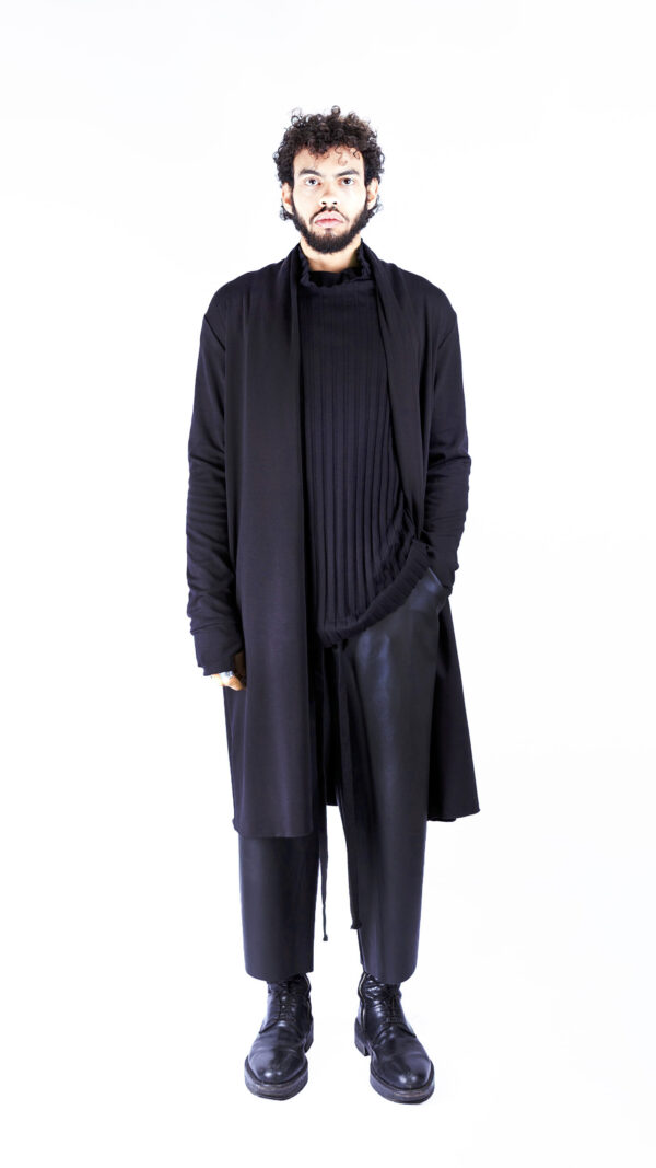 Long Jacket With Folds - Image 6