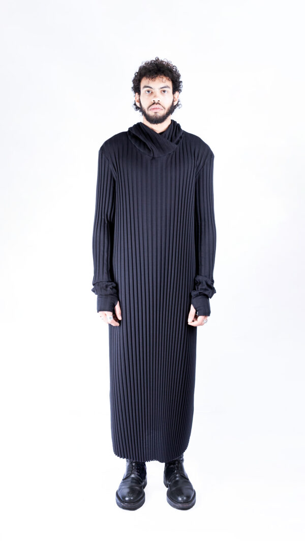 Rib Knit Dress - Image 2