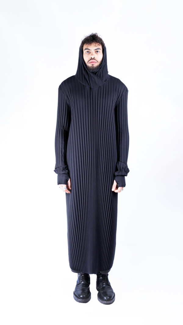 Rib Knit Dress - Image 3