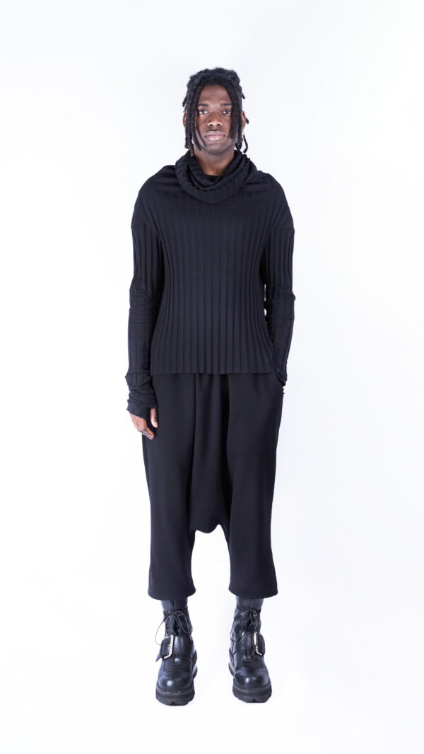 Turtleneck Top - Rib - Image 6