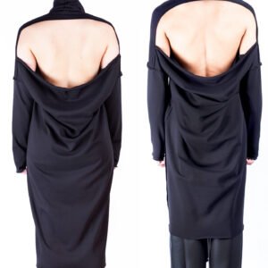 Draped Back Dress